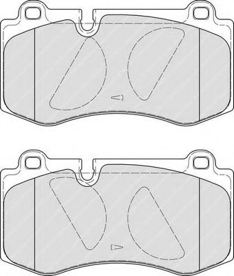 FDB4055 FERODO Колодки тормозные передние
