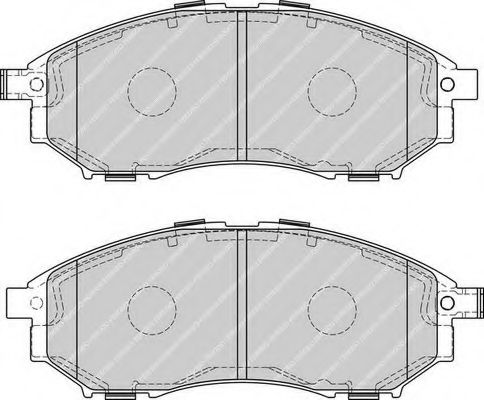 FDB4177 FERODO колодки тормозные дисковые передние