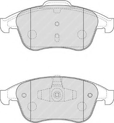 FDB4181 FERODO колодки дисковые п. renault megane iii 2.02.0dci 08>