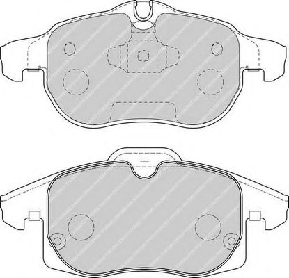 FDB4188 FERODO комплект колодок для дисковых тормозов