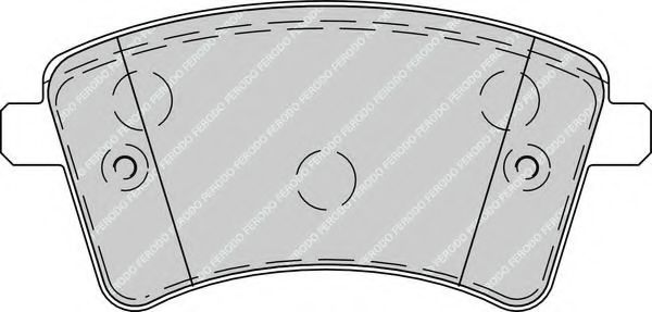 FDB4256 FERODO колодки дисковые п. renault kangoo 1.61.5dci 08>