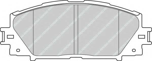 FDB4310 FERODO FDB4310 ТОРМОЗНЫЕ КОЛОДКИ ДИСКОВЫЕ