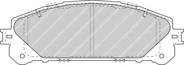 FDB4354 FERODO Fdb4354 колодки торм.
