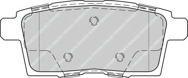 FDB4366 FERODO колодки дисковые з. mazda cx-7 mzr disi turbo 07>