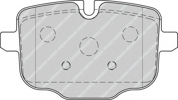 FDB4381 FERODO Колодки тормозные задние дисковые 116*66 BMW F06 F10 G11 Ferodo