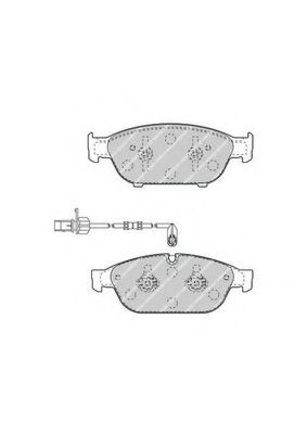 FDB4397 FERODO Колодки тормозные передние A6 C7 A7 10-18 A8 D4 FDB4397 Ferodo