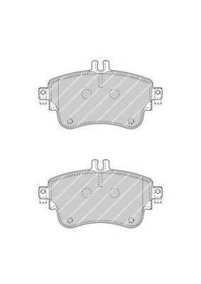 FDB4428 FERODO fdb4428_колодки дисковые передние mb w246 1.8cdi 11>