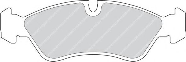 FDB584 FERODO колодки дисковые передние