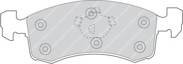 FDB923 FERODO FDB923 Тормозные колодки дисковые OE PREMIER