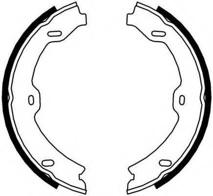 FSB4002 FERODO Колодки барабанные ручника