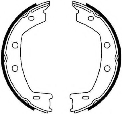 FSB4032 FERODO Колодки ручного тормоза