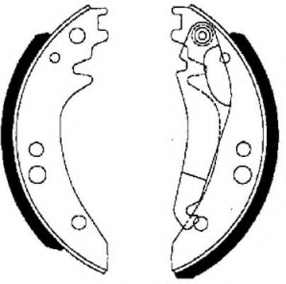 FSB615 FERODO колодки барабанные