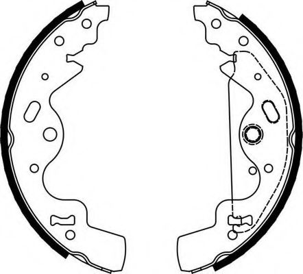 FSB651 FERODO колодки барабанные