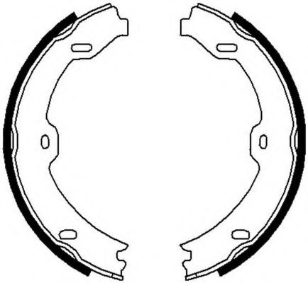FSB669 FERODO колодки барабанные ручника