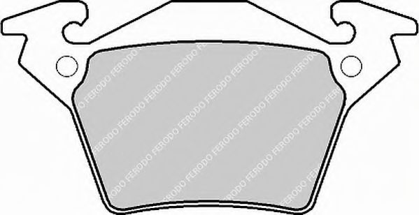 FVR1305 FERODO колодки торм.