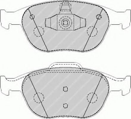 FVR1568 FERODO колодки тормозные