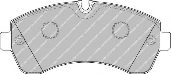FVR1777 FERODO колодки дисковые п.