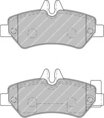 FVR1780 FERODO Комплект тормозных колодок, дисковый тормоз