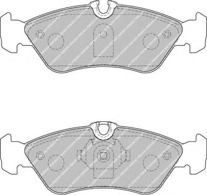 FVR1876 FERODO колодки дисковые з.