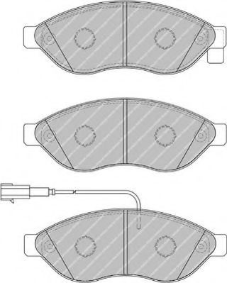 FVR1923 FERODO колодки дисковые п. citroen jumper,fiat ducato,peugeot boxer 2.2hdi 06>