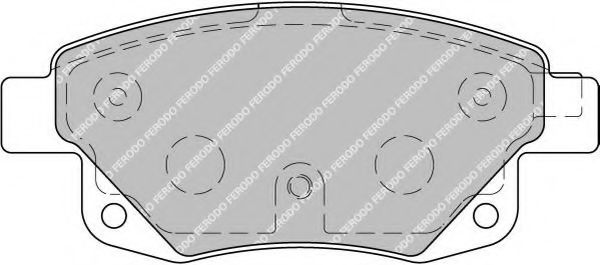 FVR1930 FERODO колодки дисковые з.