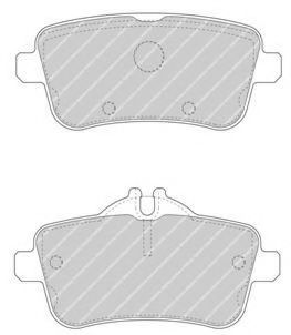 FDB4169 FERODO Комплект тормозных колодок задние