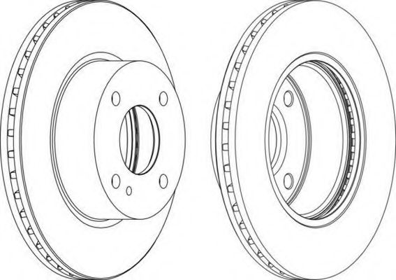 DDF1740 FERODO диск тормозной