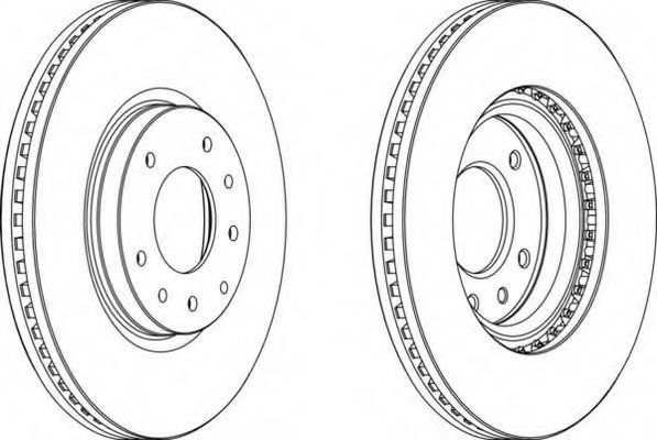 DDF1768 FERODO диск тормозной mazda cx-7 07-,