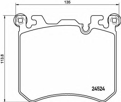 P06077 BREMBO p06077_колодки дисковые передние bmw x6 m 08>x5(e70) m 07>