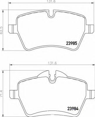 P06086 BREMBO колодки тормозные p06086