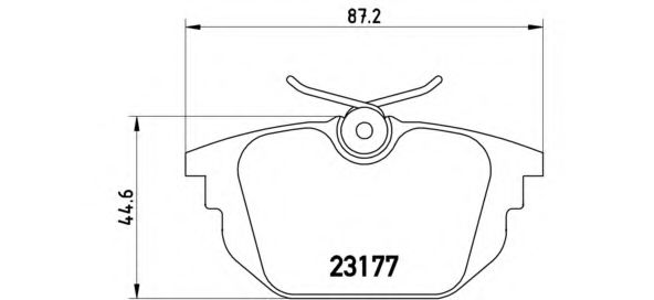 P23026 BREMBO -  . Re A-R 145,146,155