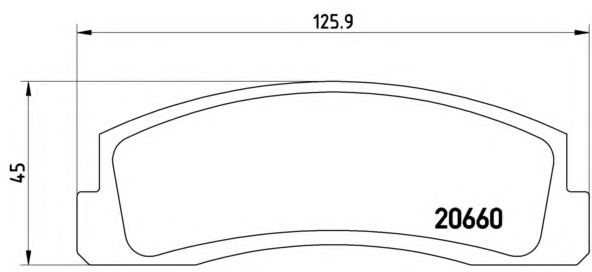 P41002 BREMBO Тормозные колодки (GDB265)