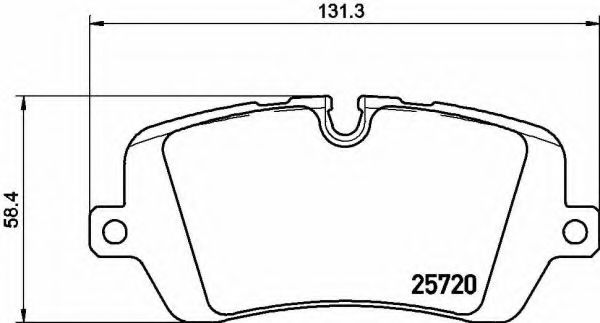 P44021 BREMBO Колодки тормозные задние