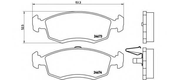 P68039 BREMBO Деталь