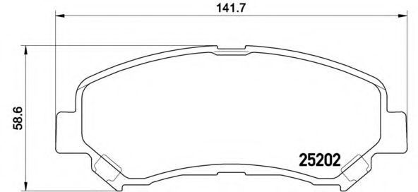 P79028 BREMBO  suzuki kizashi (fr) 2.4 1>