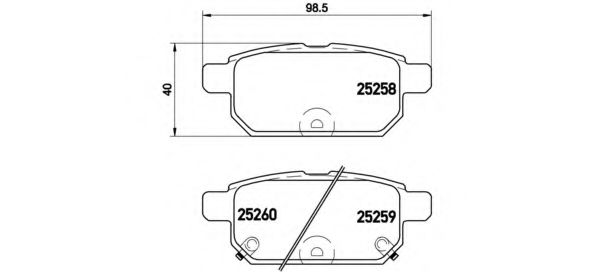 P79029 BREMBO Колодки тормозные p79029