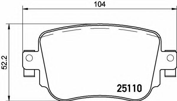 P85135 BREMBO Колодки тормозные p85135