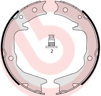 S54519 BREMBO Колодки тормозные (GS8479)