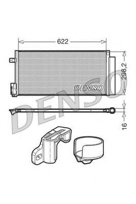 DCN13110 DENSO радиатор кондиционера