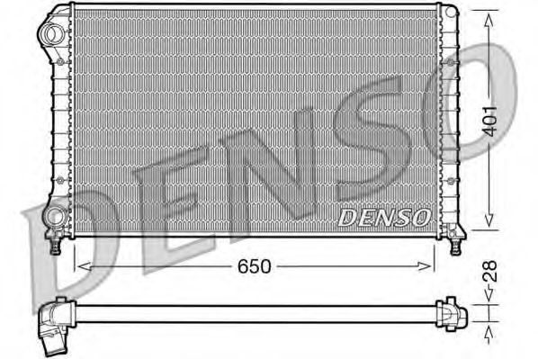 DRM09061 DENSO радиатор