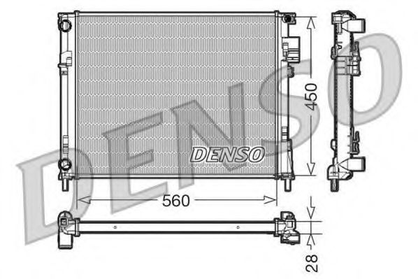 DRM23096 DENSO Радиатор