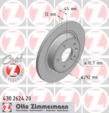 430262420 ZIMMERMANN    Opel Astra J