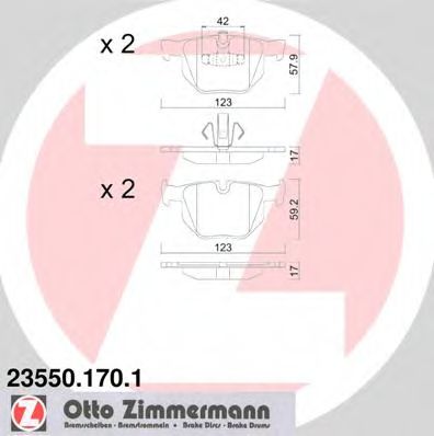 235501701 ZIMMERMANN    BMW E9 1.5-