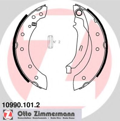 109901012 ZIMMERMANN Комплект тормозных колодок