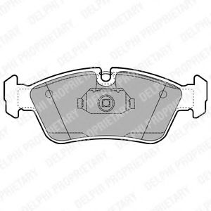 LP1421 DELPHI Колодки тормозные BMW 3(E46) 98- перед.