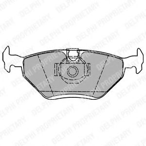 LP1423 DELPHI Тормозные колодки LP1423