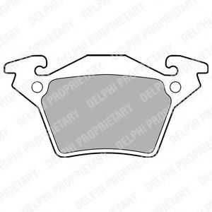 LP1471 DELPHI Тормозные колодки LP1471