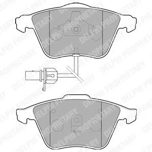 LP1825 DELPHI Тормозные колодки LP1825