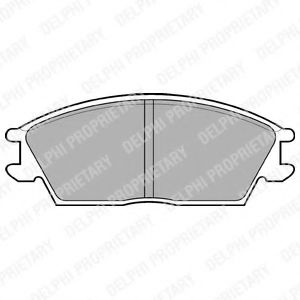 LP704 DELPHI Тормозные колодки LP74