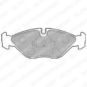 LP786 DELPHI Тормозные колодки LP786